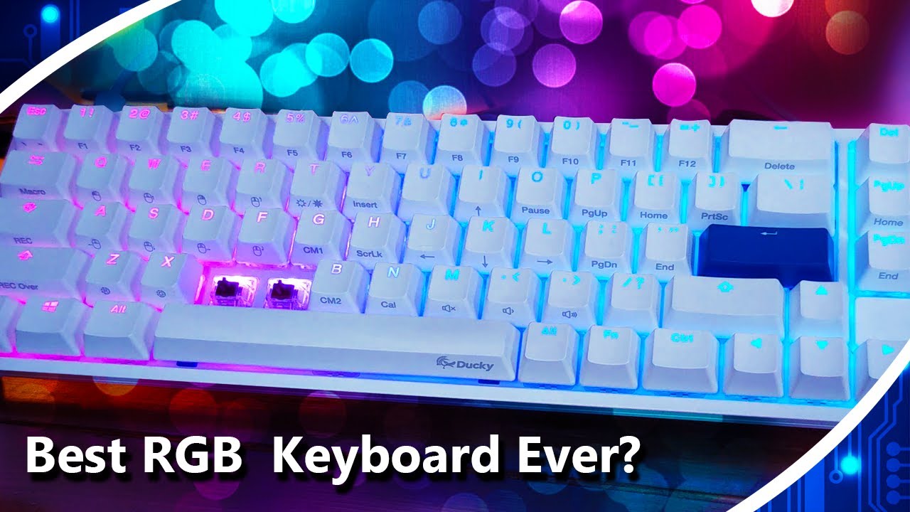 Unboxing Pure White Ducky One 2 SF RGB Keyboard & Review! - YouTube
