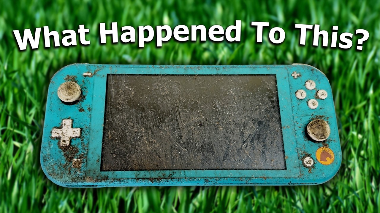 EXTREME Road Rash Damaged Switch Lite - Restored(ish) - YouTube