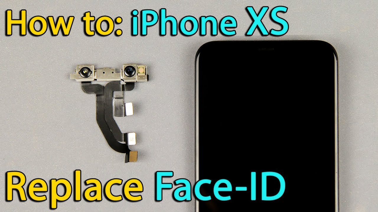 iPhone XS Face ID replacement - YouTube