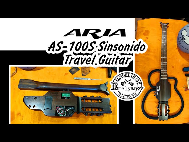Aria AS-100S Sinsonido Travel Guitar DEmelyanov - YouTube