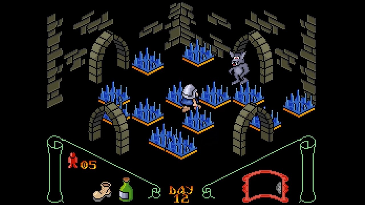 ZX Spectrum Games in 256 Colours - Knight Lore by Ultimate Play