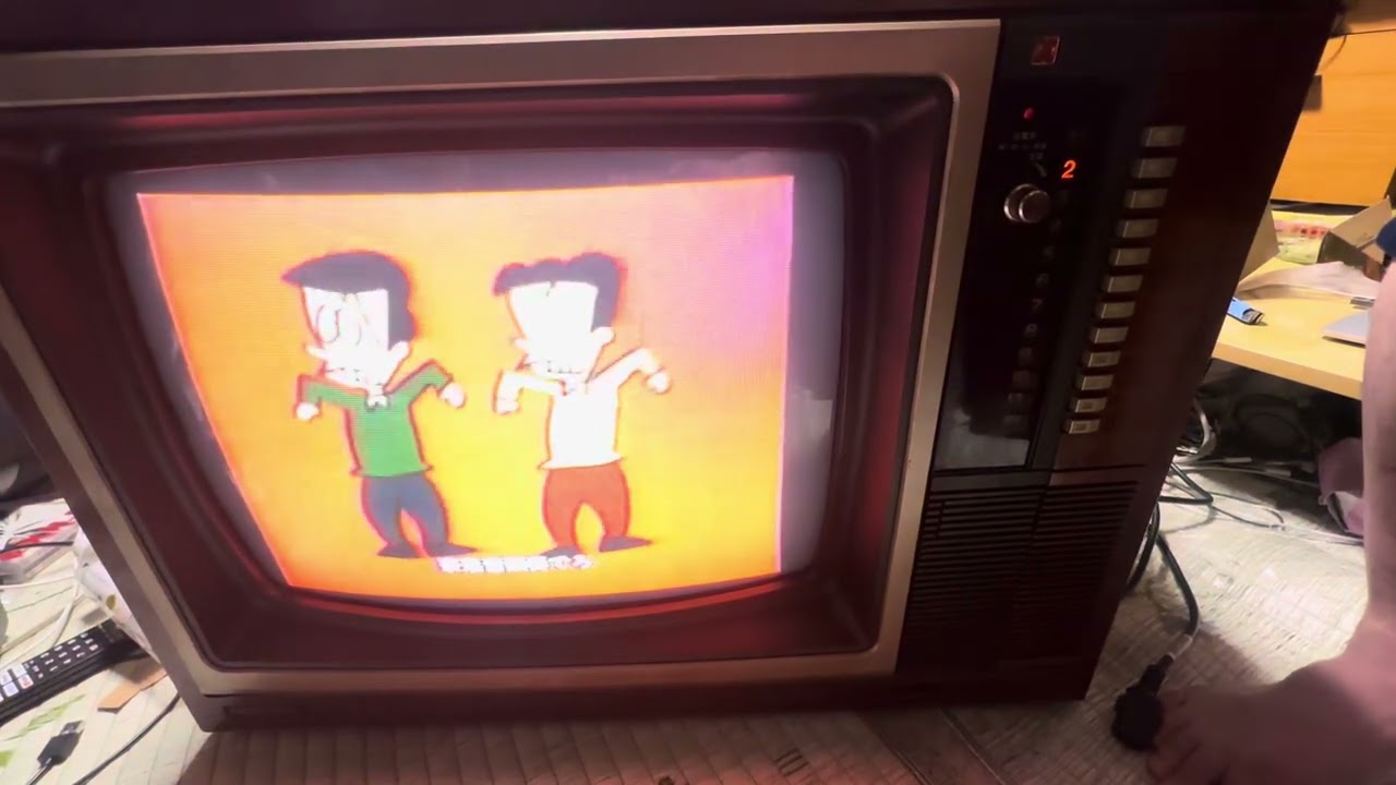 はいよろこんで ナショナルカラーテレビ Pana Color TH20-B19 1981年製