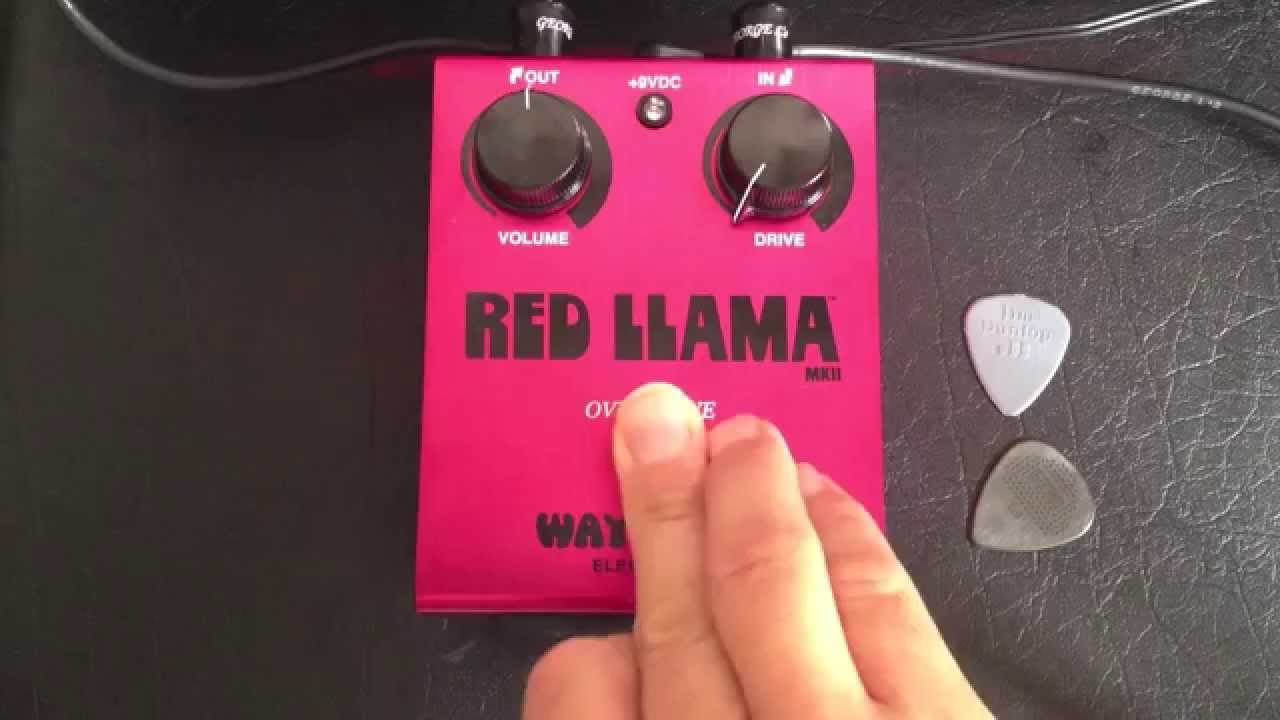 90年代名機のリイシュー「Way Huge Red Llama Overdrive MkII」を