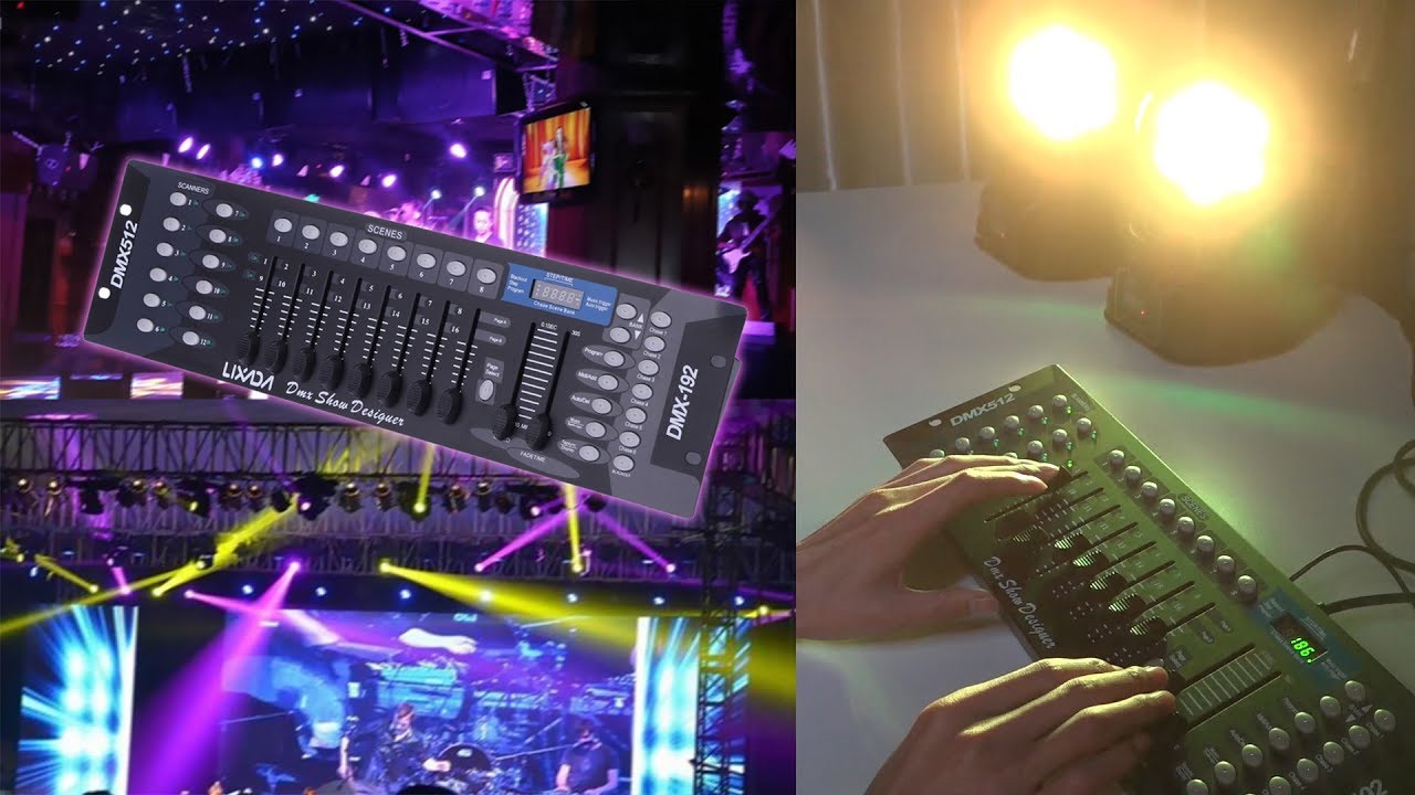 Lixada 192 Channels DMX512 Controller Console for Stage Light