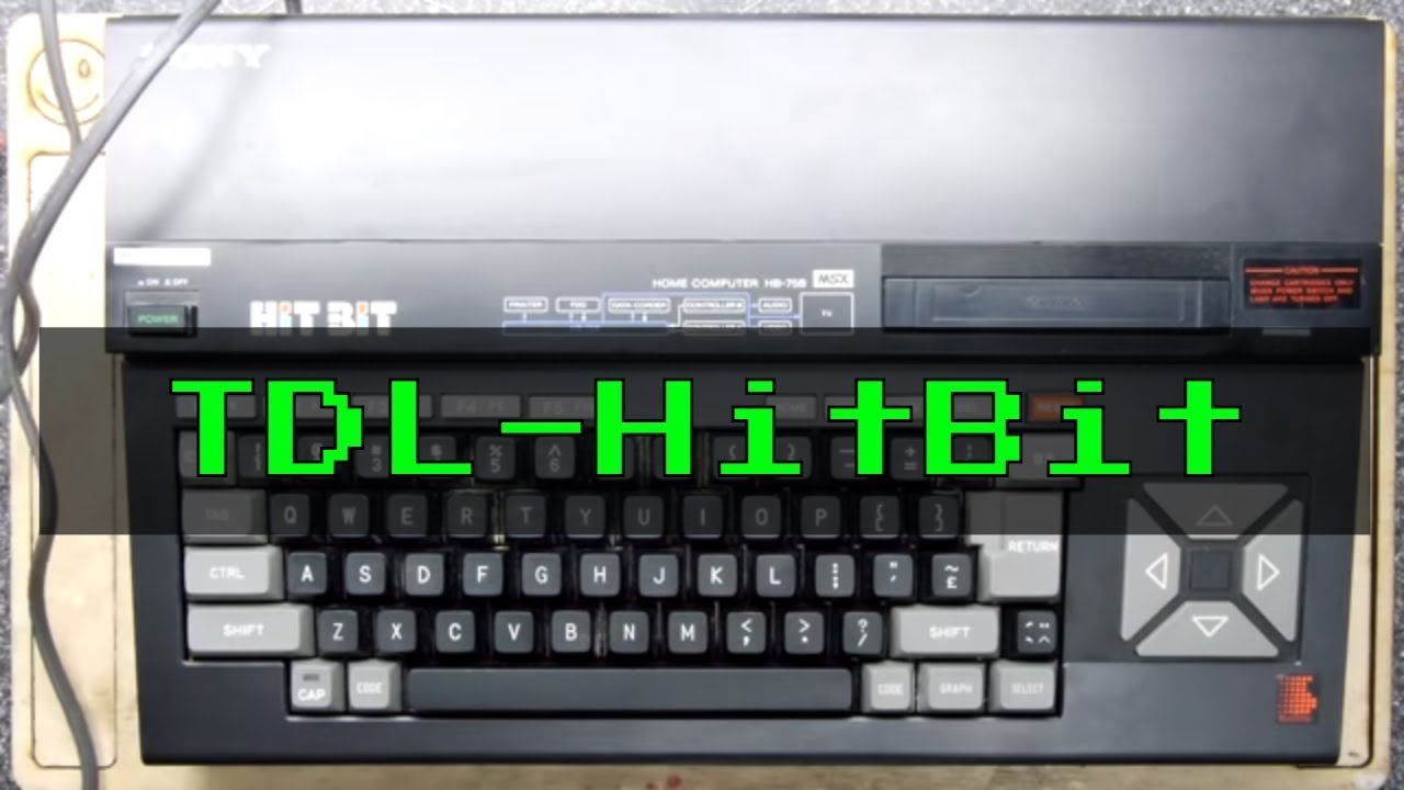 Sony MSX Hitbit HB-75 Repair Attempt - YouTube