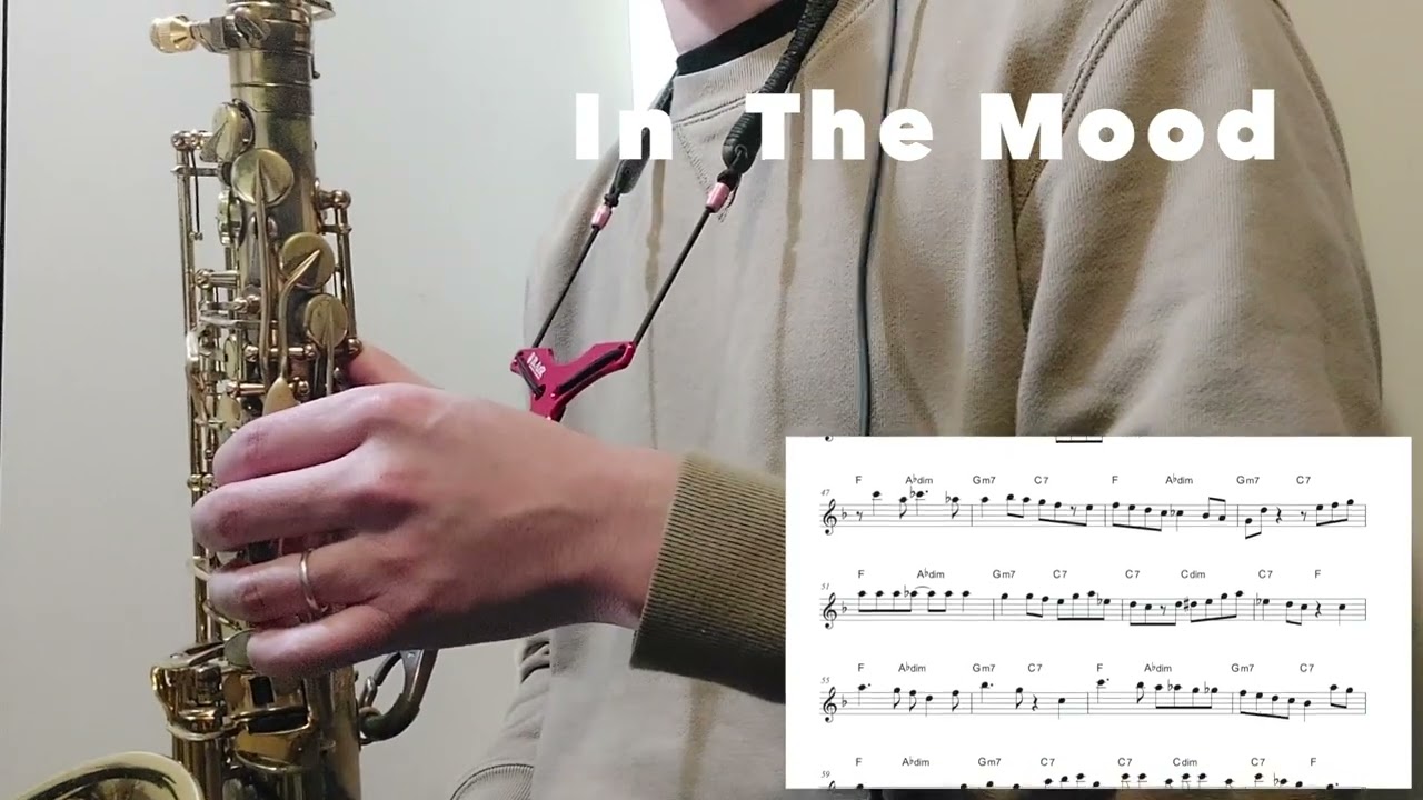アルトサックス「In The Mood」でのソロ例｜加度 克紘