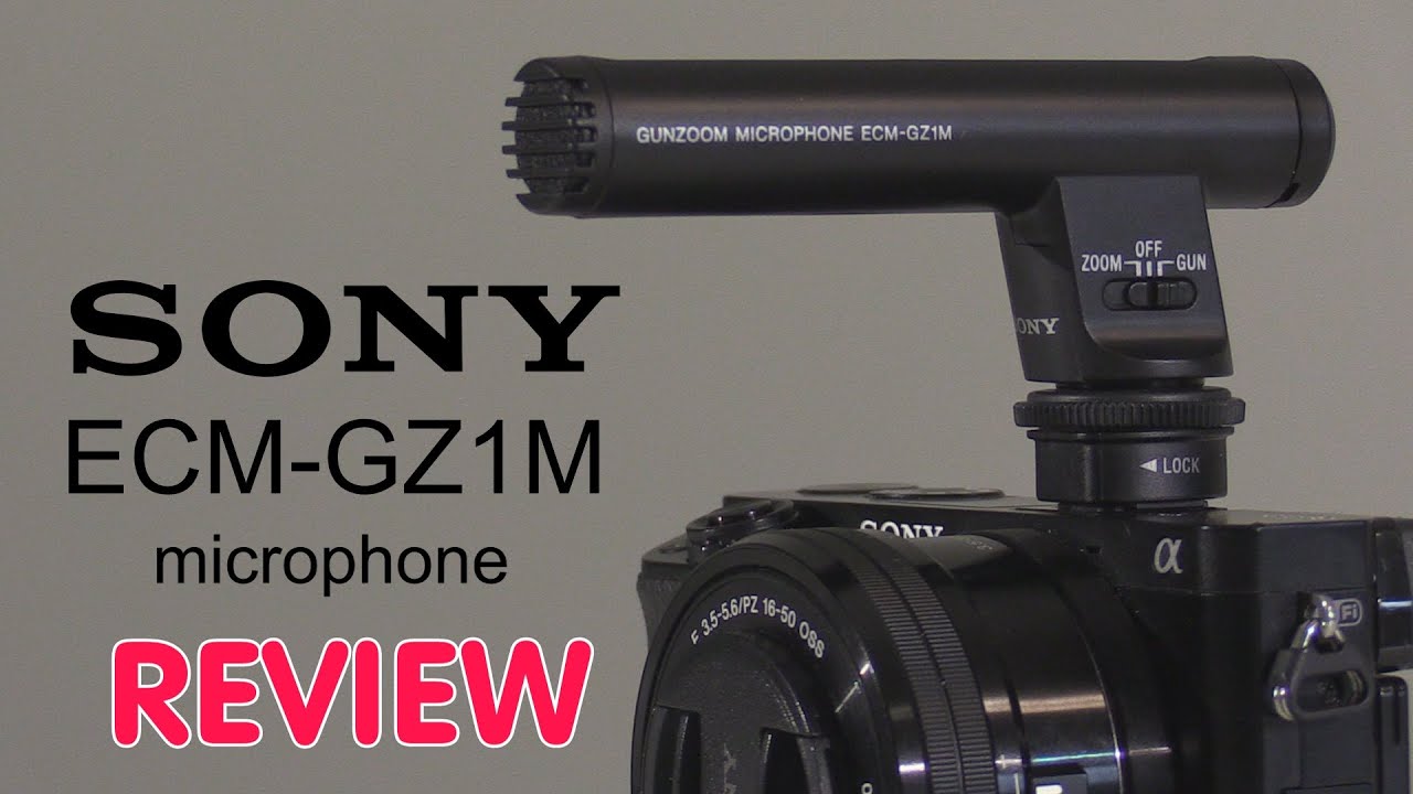 Sony Shotgun Mic. ECM-GZ1M - YouTube