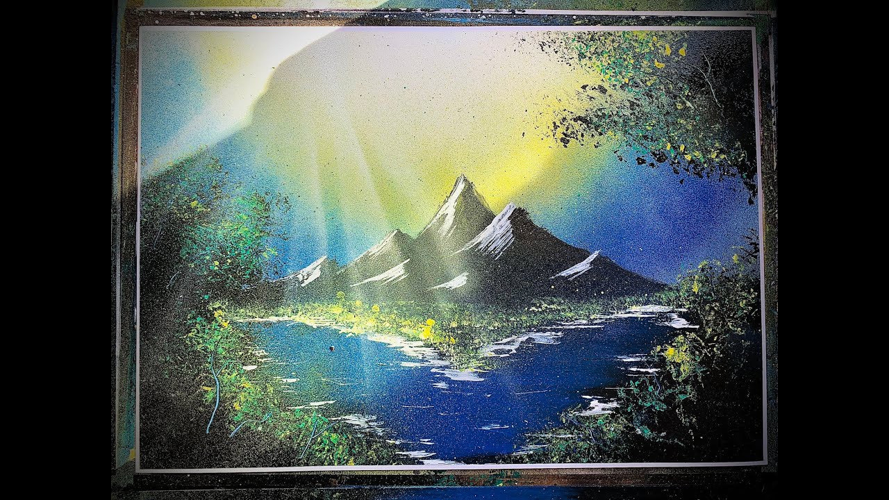 実況】スプレーアートの森の描き方 解説付き ノーカット - YouTube