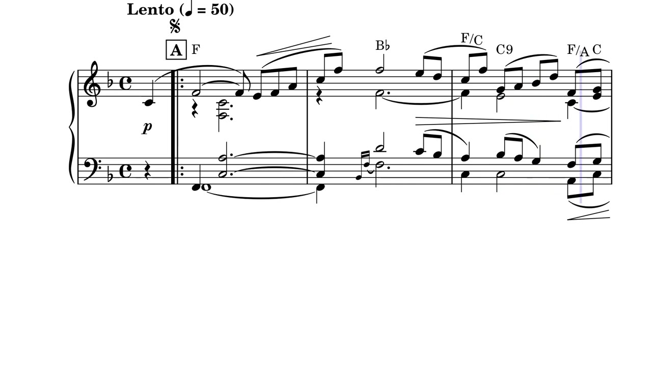 トロイメライ (ピアノ譜、コード付) - YouTube