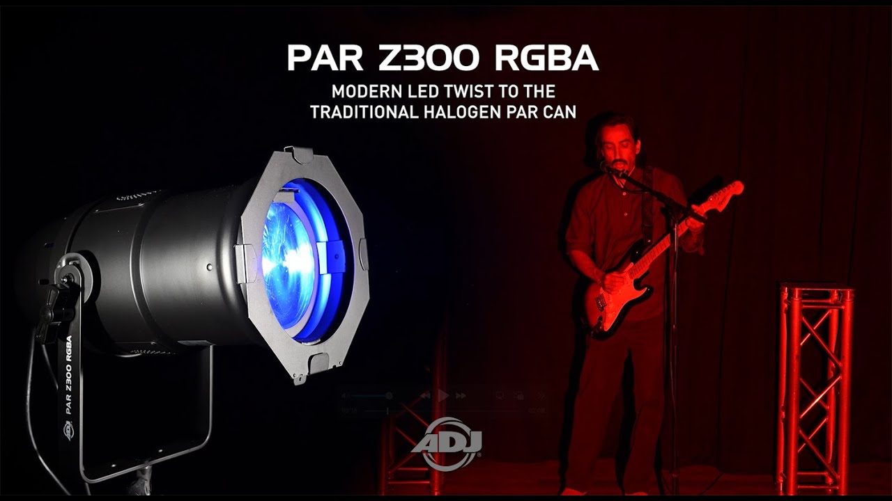 ADJ Par Z300 RGBA - YouTube