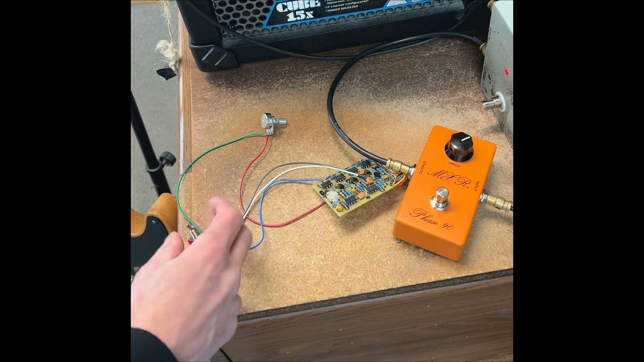 MXR phase 90 modifications, feedback knob and phase 45 toggle