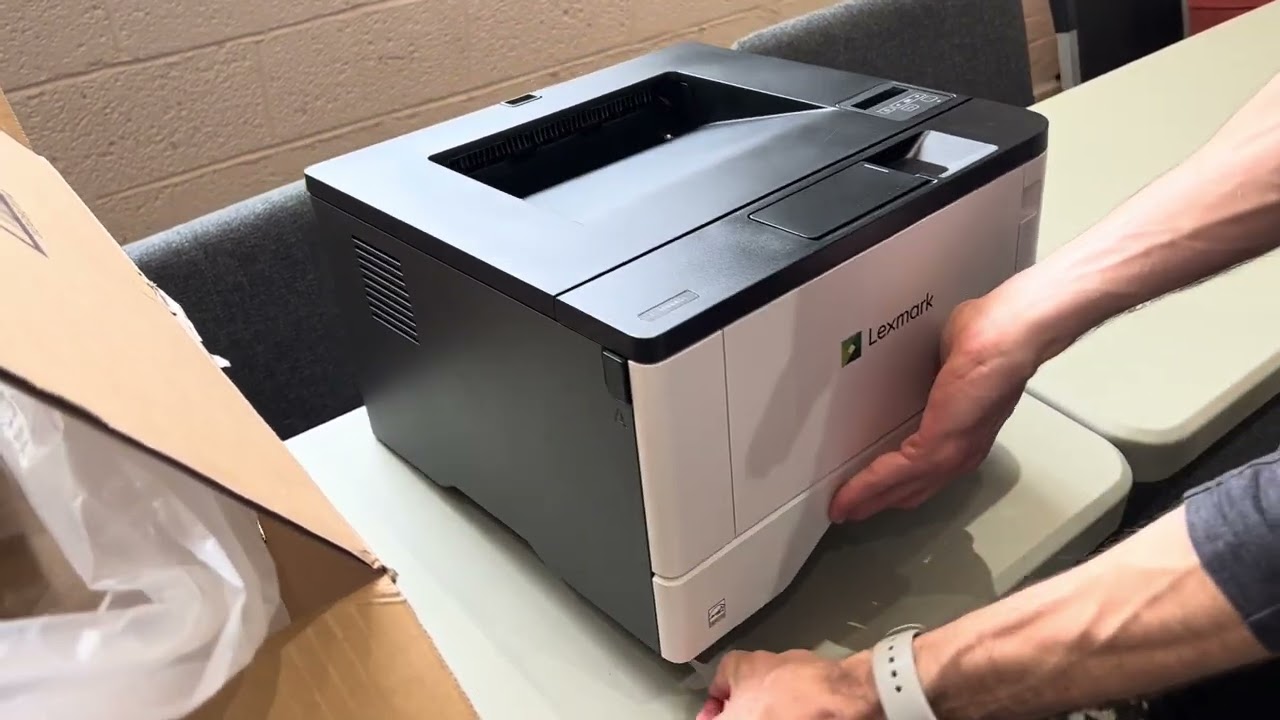 Lexmark MS431/MS331 - How to Unbox and Set Up - YouTube