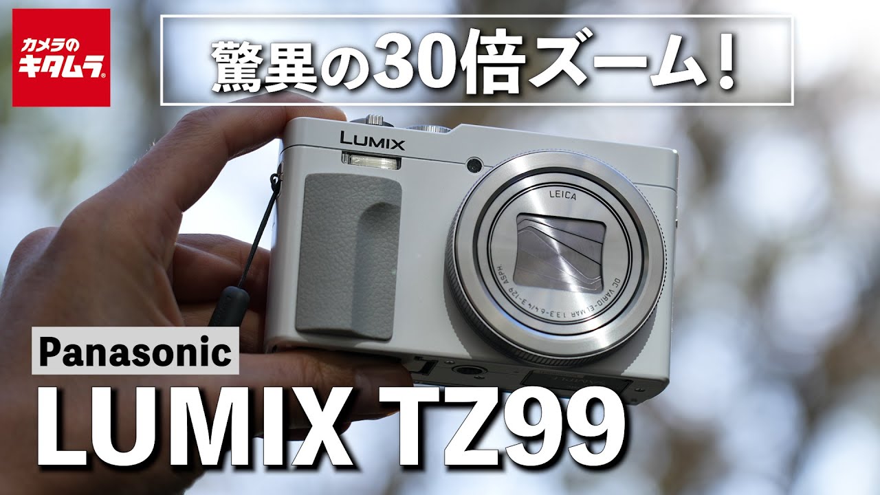 パナソニック LUMIX TZ99を先行レビュー！光学30倍ズーム搭載の