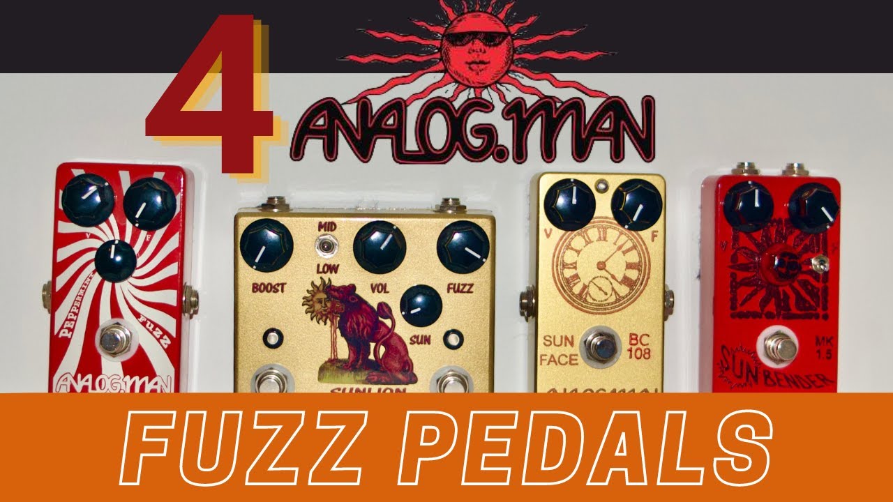 An Analogman Fuzz Pedal Shootout! (BC108 vs NKT Red Dot vs