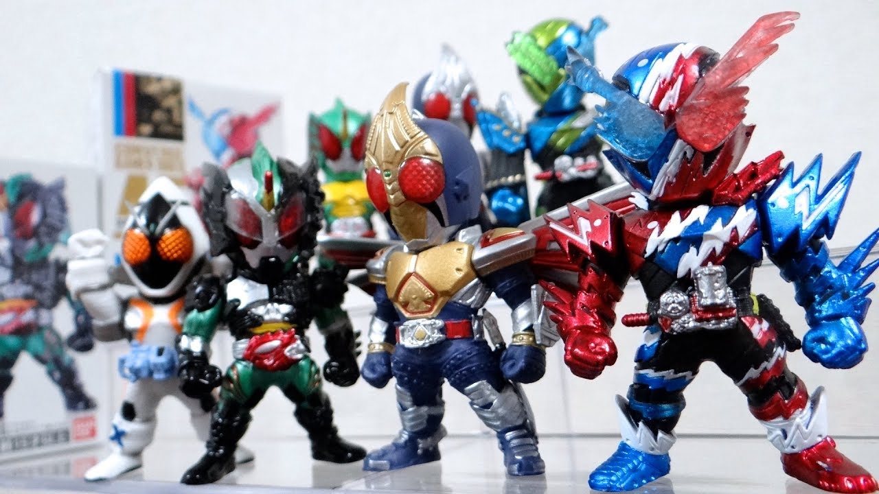 Converge Kamen Rider 8th series, all 8 types reviewed, including