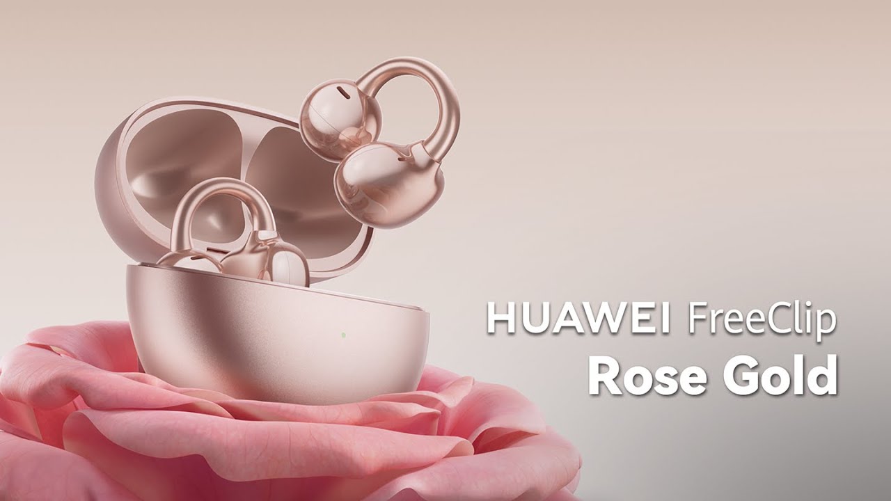 HUAWEI FreeClip - Rose Gold - YouTube