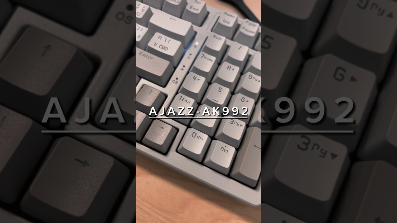AJAZZ AK992 Retro Wired Mechanical Keyboard, 98-Key Full Layout