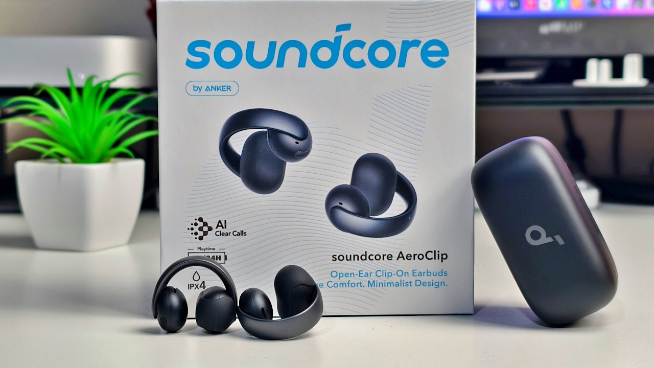 soundcore AeroClip - The Future of Open-Ear Earbuds - YouTube