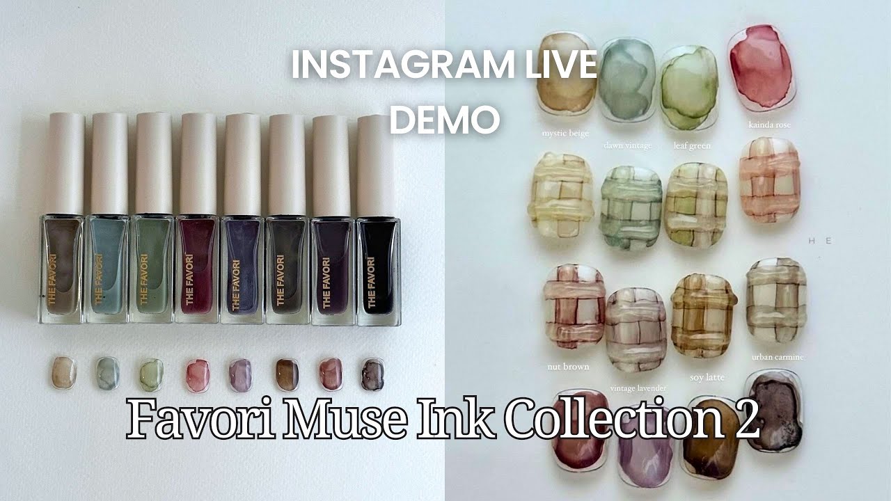 The Favori Muse Ink Satin Edition 2 Demo - Instagram Live