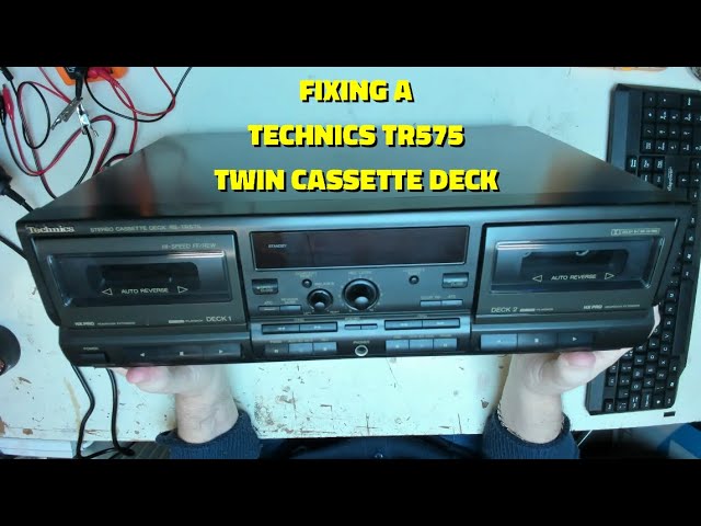 Fixing a Technics RS TR575 Twin Cassette Deck - YouTube