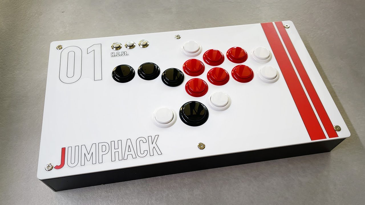 碧井工房】スト6向け新レバーレス JumpHack 01を自作してみるよー