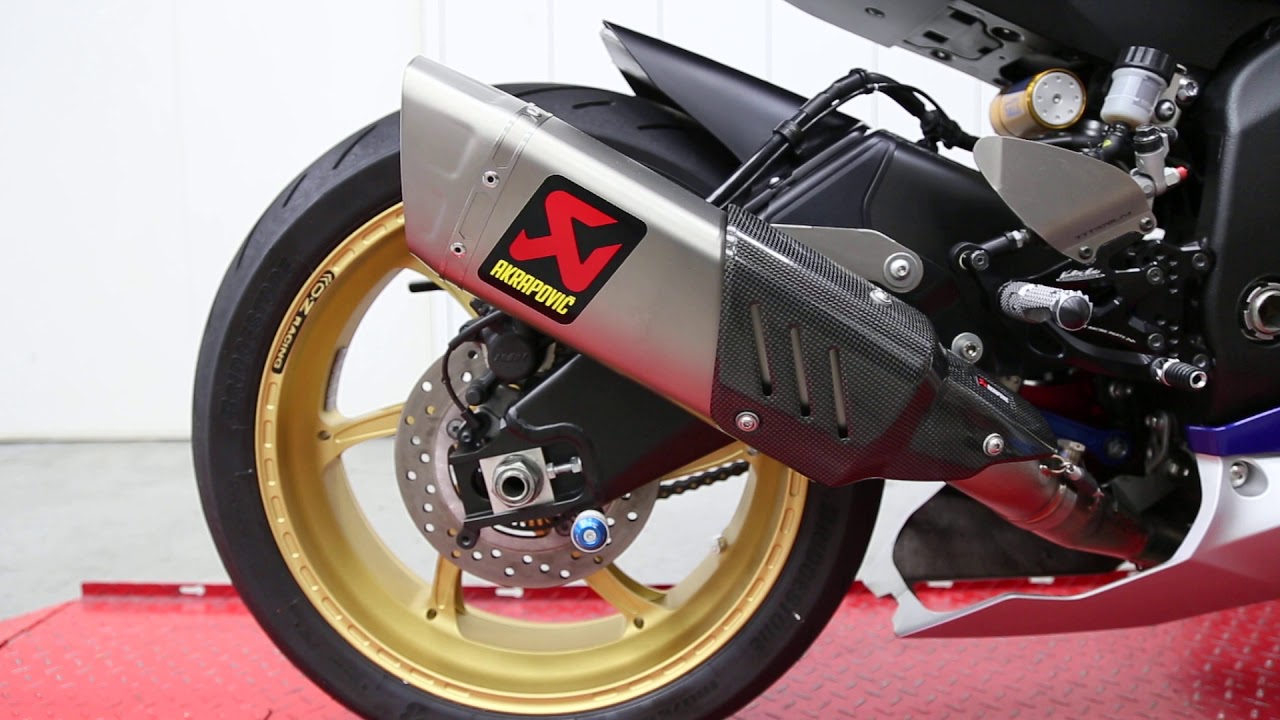 2017-2019 YAMAHA YZF-R6 Akrapovic Evolution Line (Titanium) Full