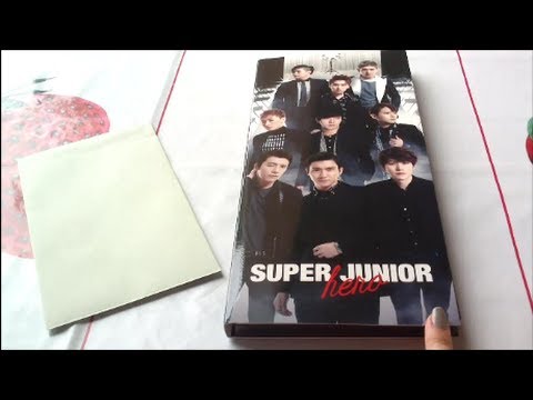 Unboxing Super Junior / 1st Album ファーストアルバム 「Hero