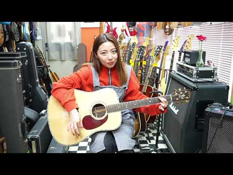 Aria Dreadnought AD-720 トップ＆バック 単板 PU付！ - YouTube