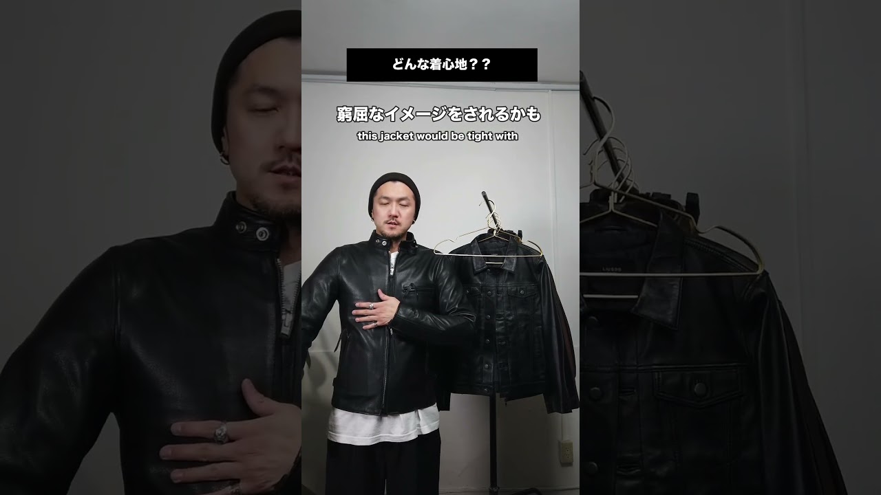 Liugoo Leathers 本革 プロテクター付シングルライダースジャケット