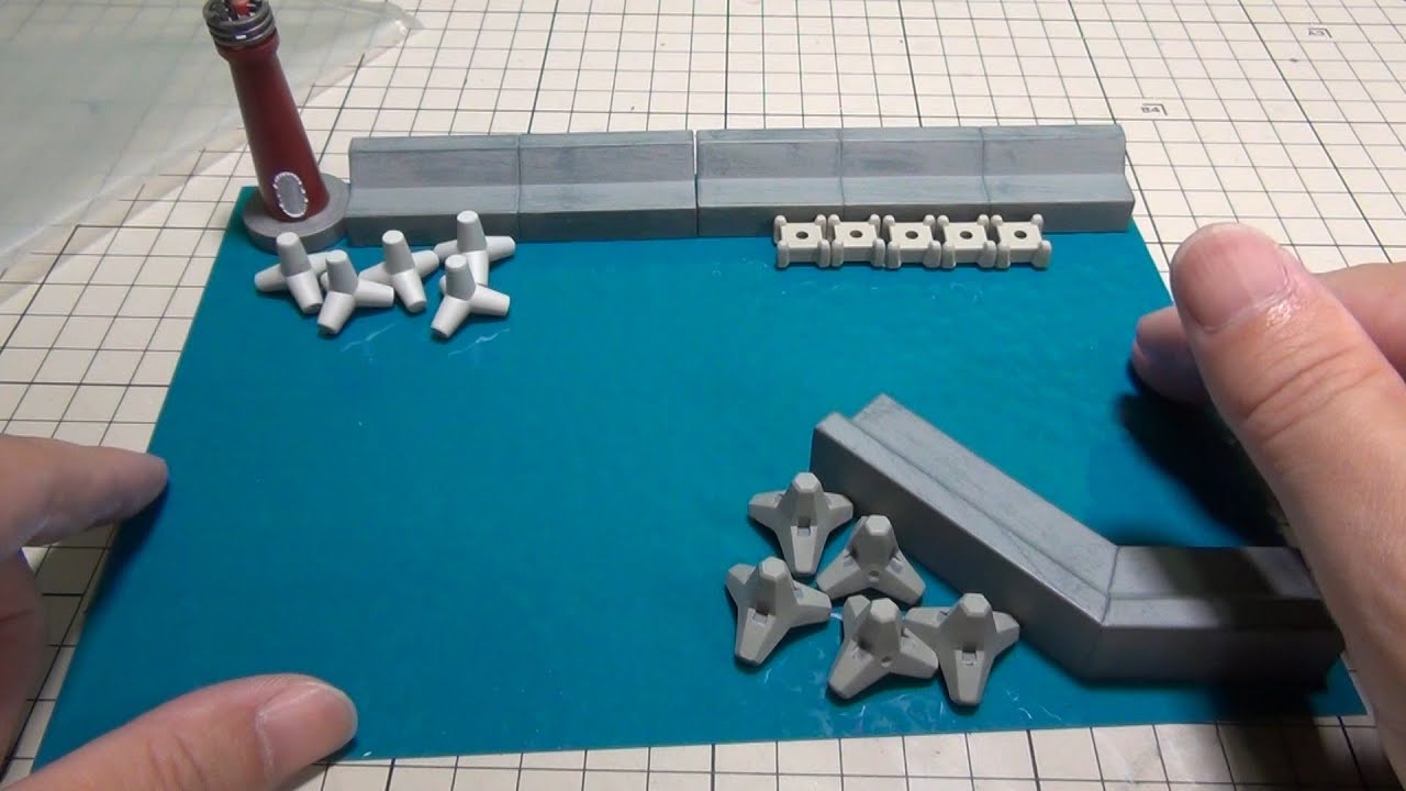 潮風漂う港 トミーテック 情景セット - YouTube