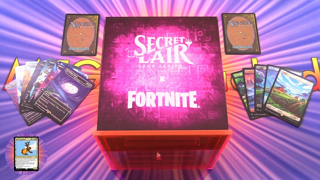 MTG Fortnite Secret Lair Bonus Cards Reveal! - YouTube