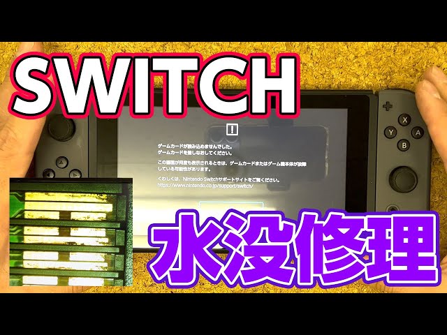 Nintendo Switch Game Card Not Reading | Water Damage Repair