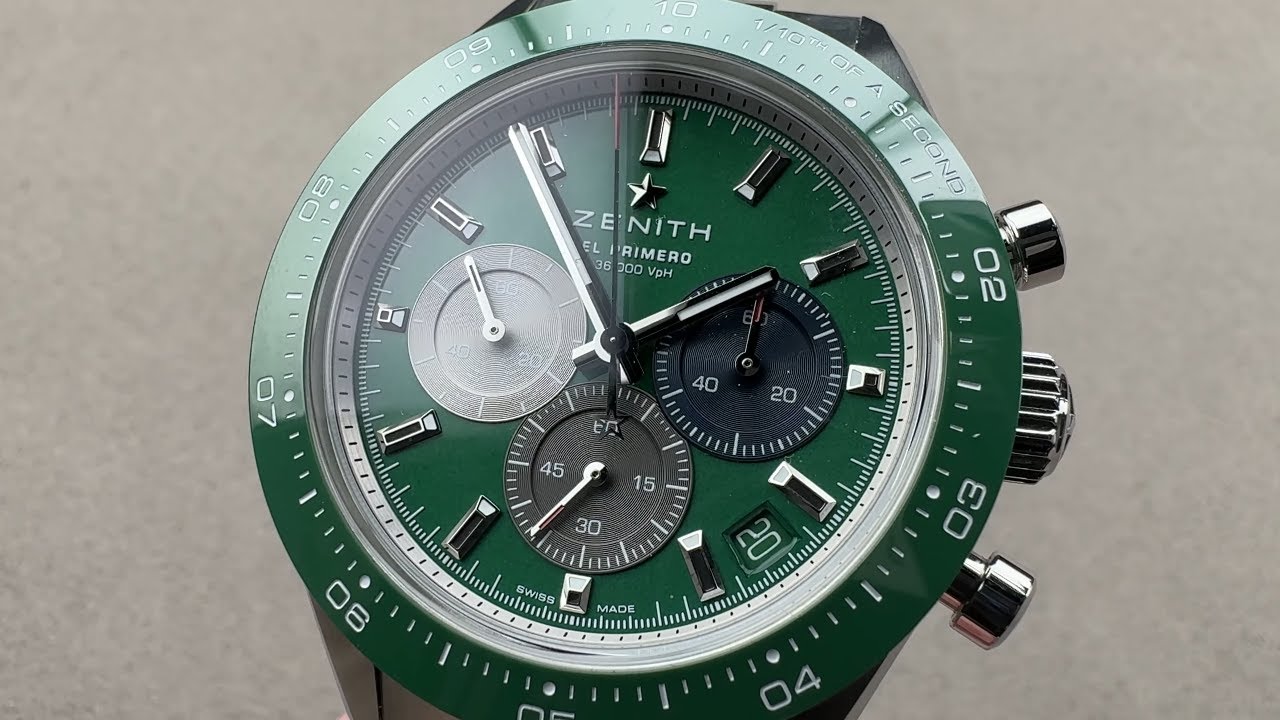 Zenith Chronomaster Sport Green (03.3119.3600/56.M3100) - Hands-On