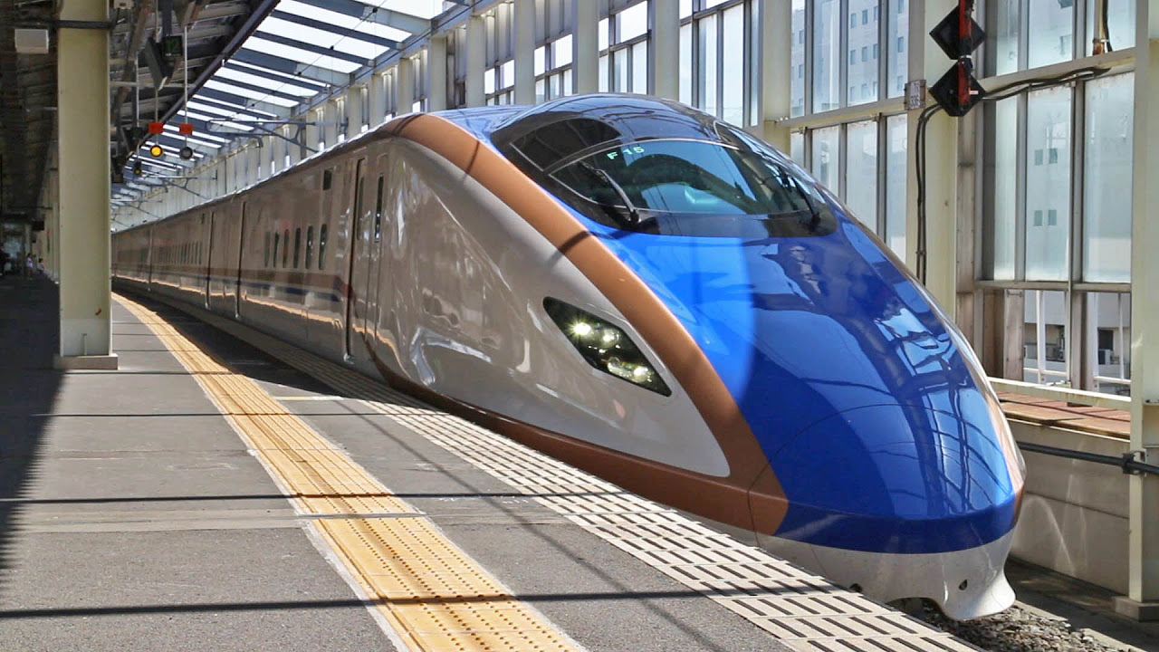 長野新幹線 E7系】あさま613号 高崎駅 入線案内～到着～発車 / Super