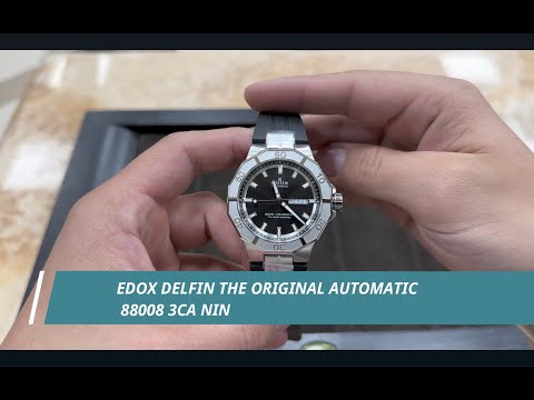 EDOX DELFIN THE ORIGINAL DAY DATE AUTOMATIC 88008 3CA NIN - YouTube