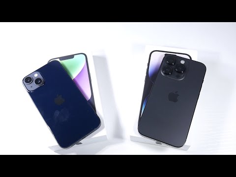 iPhone 14 Pro & iPhone 14 Unboxing! (Space Black) (Midnight) - YouTube