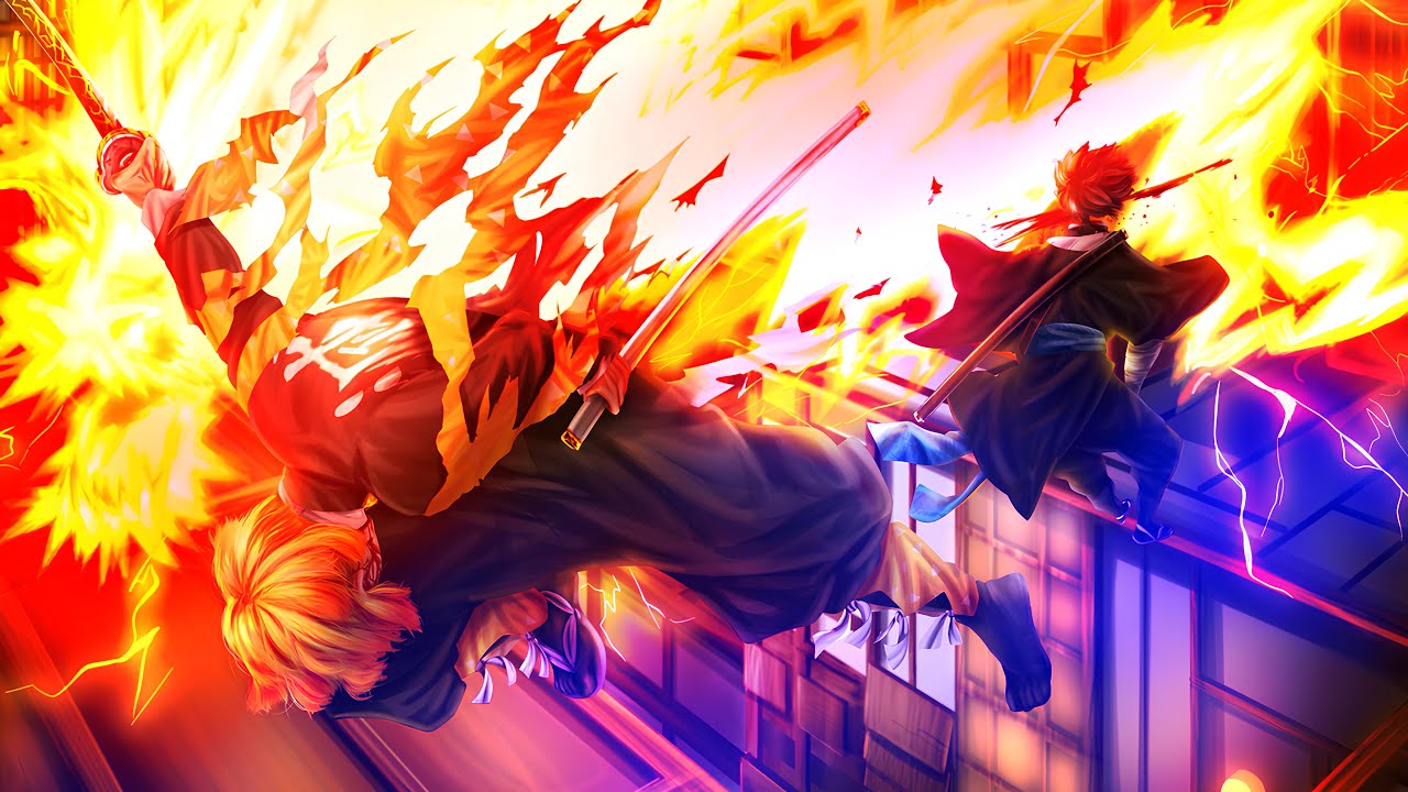 鬼滅の刃 ダイニング キービジュアル ポスター 獪岳 我妻善逸 無限城編