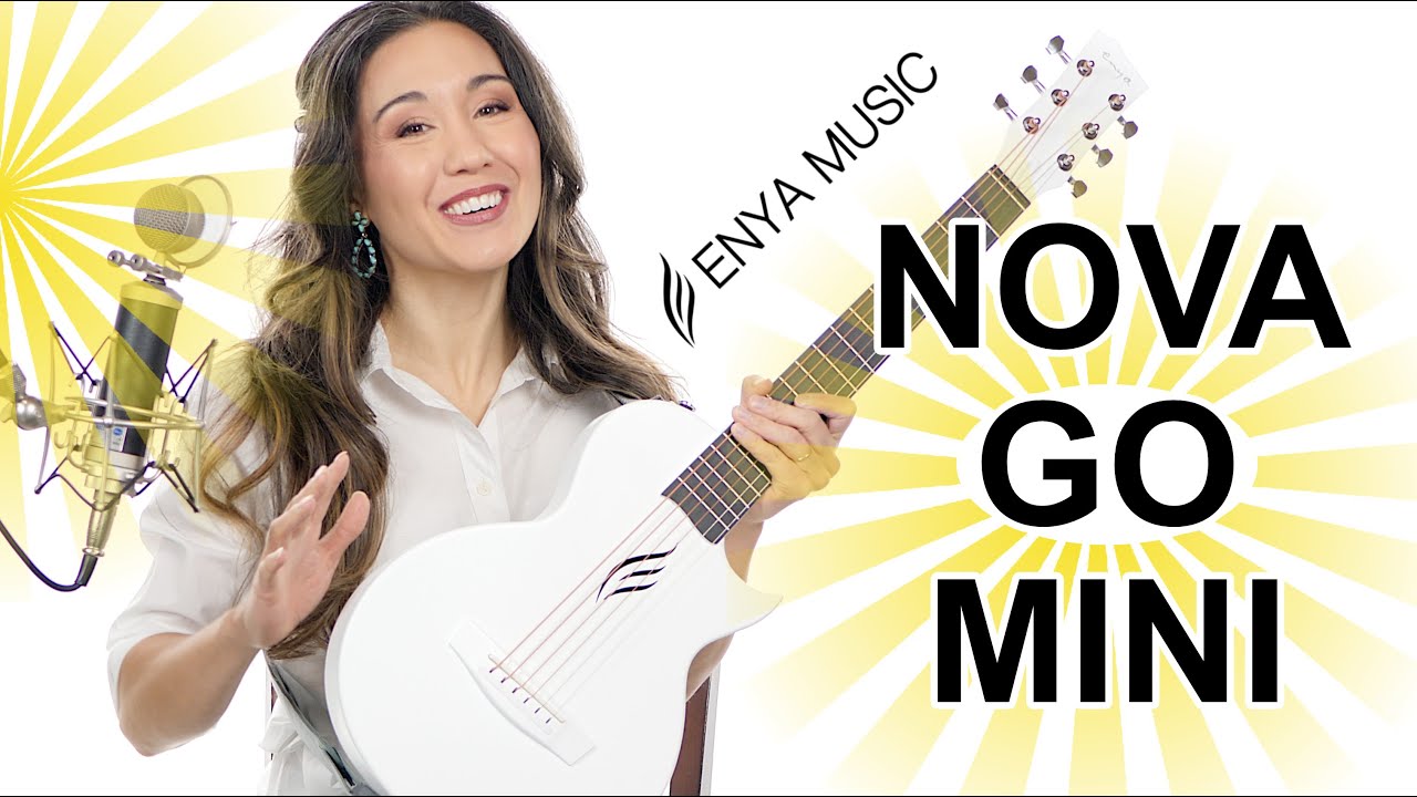 This 32” mini guitar will 🤯! Enya Nova Go Mini and Magnetic Strap