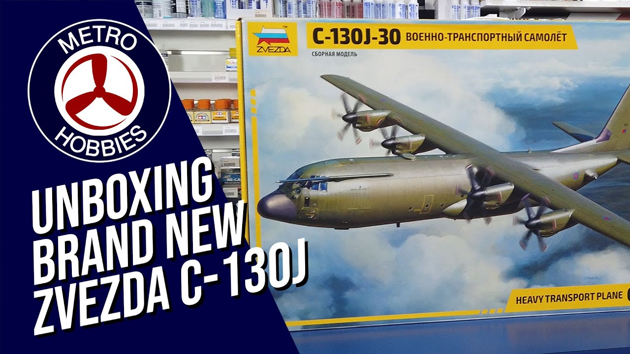 Taking a Look at the New Zvezda 1/72 C-130J Model Kit | Model Kits