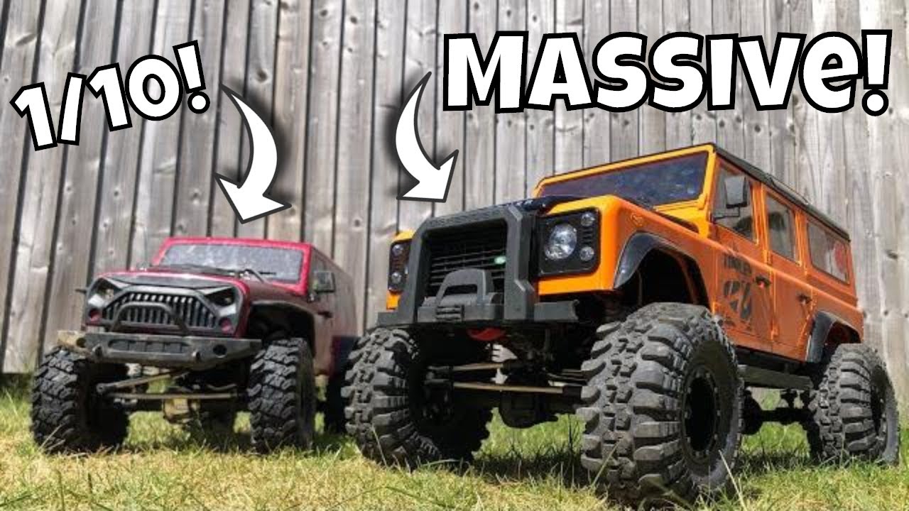 Is this the Worlds Biggest RC Land Rover? Defender D110 - YouTube