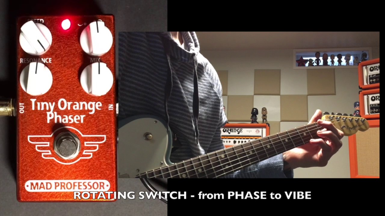 Mad Professor Tiny Orange Phaser Demo - YouTube