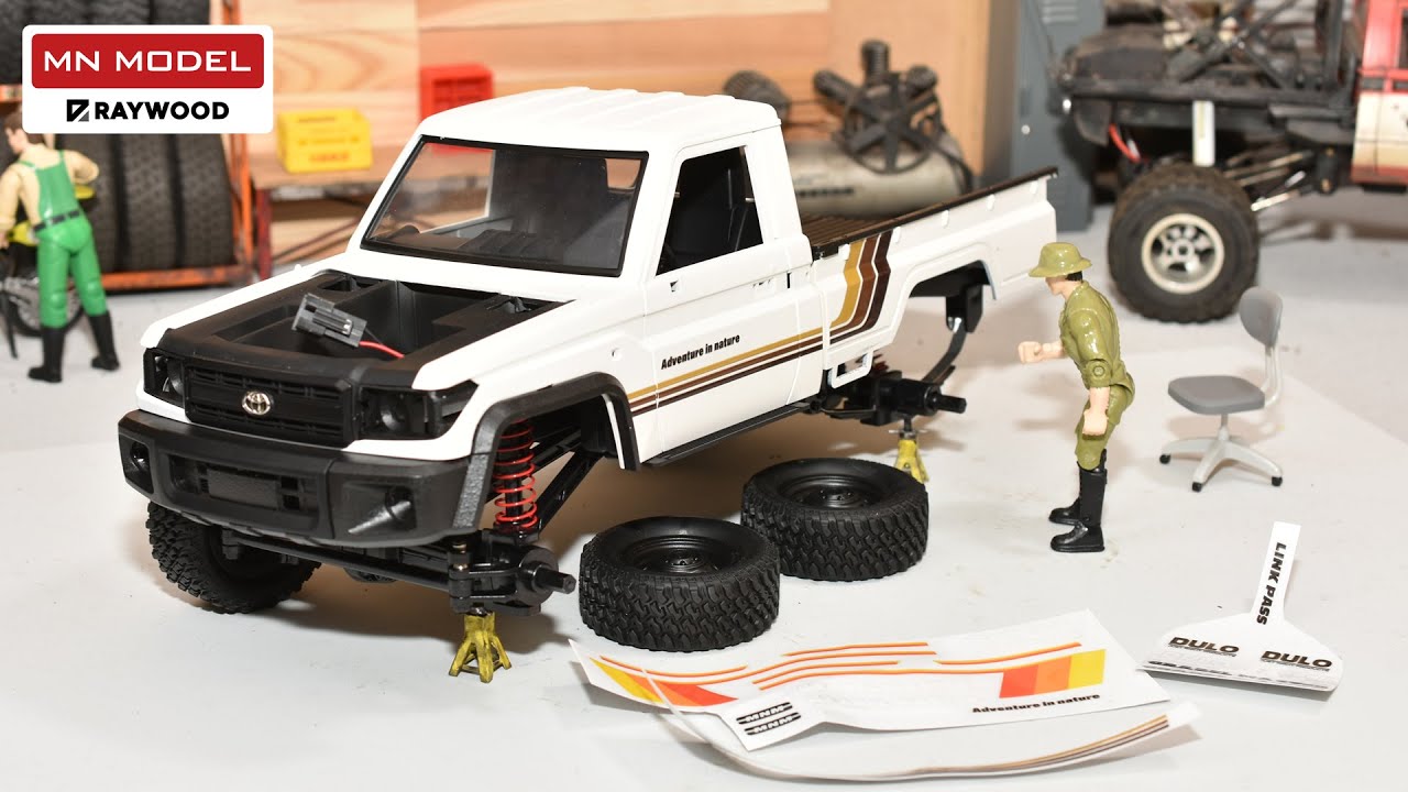 MNモデル MN82（ランクル79）付属シールの貼り方について【RAYWOOD