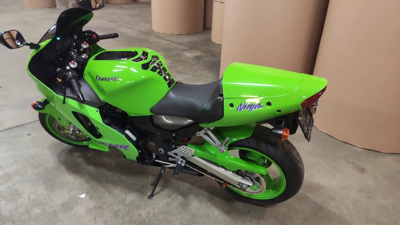 KAWASAKI ZX-12R LIMITED EDITION 2000 YEAR ~ COLD START AND WALK