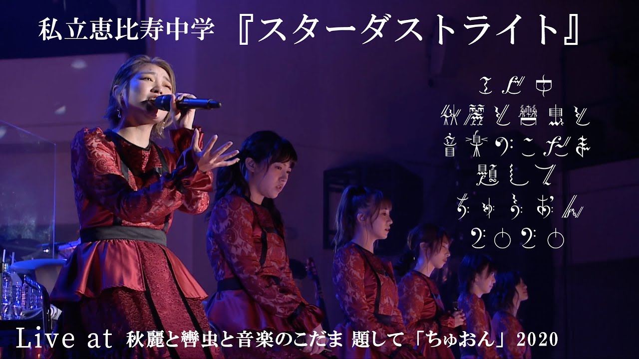 ライブ】スターダストライト（ちゅうおん ver.） Live at 秋麗と轡虫と