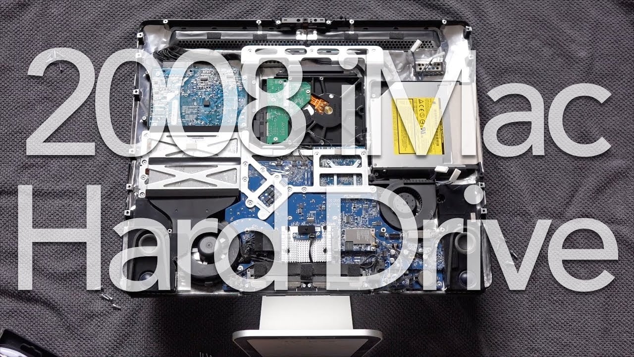 Replacing a 2008 iMac Hard Drive - YouTube