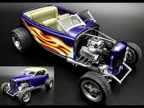 1932 Ford Phantom Vicky RestoMod 4.6 Cobra V8 1/25 Scale Model Kit