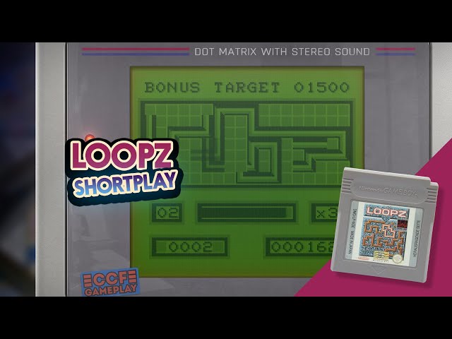 Loopz | 1990 | Addictive Puzzle Challenge! | Game Boy Classic (DMG
