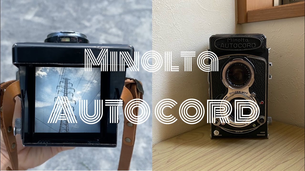 中判カメラ】二眼レフ『Minolta Autocord』のご紹介&作例/露出計アプリ