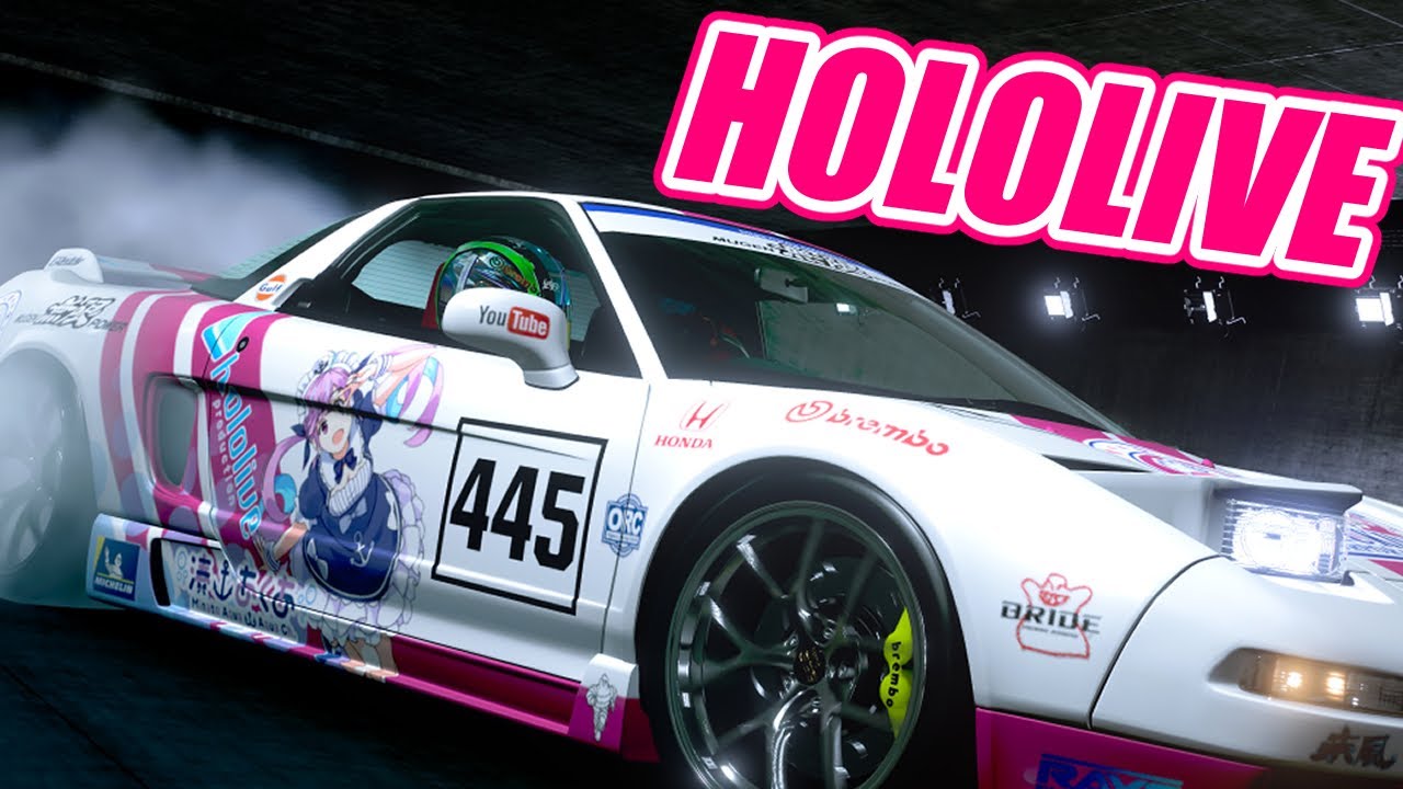 Hololive itasha】HONDA Onion NSX Drift - YouTube