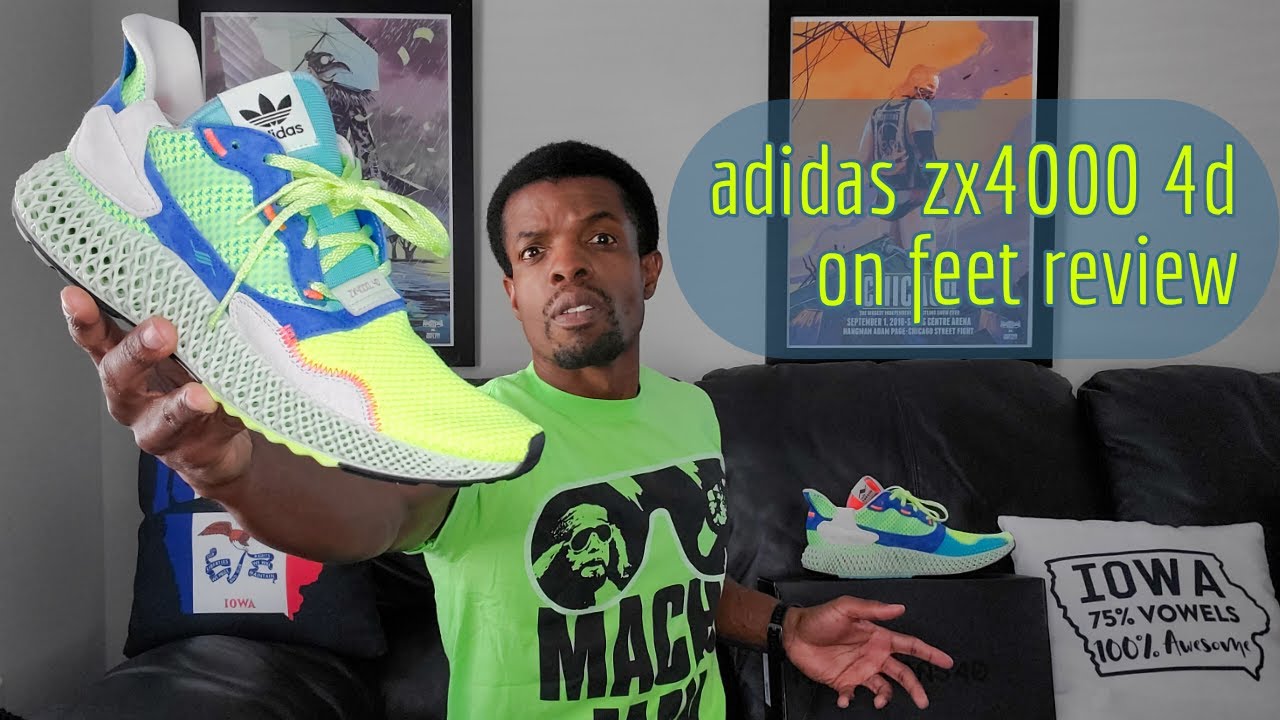 Adidas ZX 4000 4D Futurecraft “Easy Mint” On Feet Review (EF9623